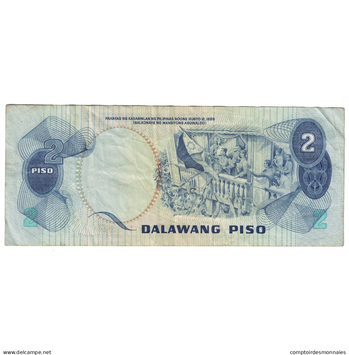 Billet, Philippines, 2 Piso, Undated (1974-85), KM:152a, TTB - Philippines