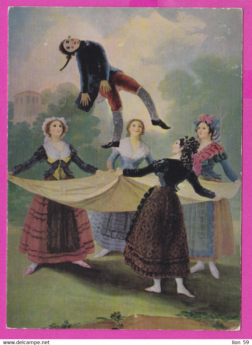 277325 / Spain Art Francisco José De Goya Y Lucientes - El Pelele The Straw Manikin Carnival Women - Publ. Prado Museum - Carnaval