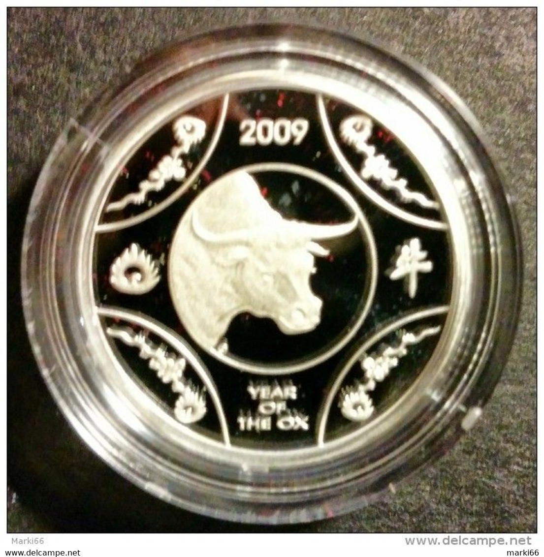 Australia - 2009 - Lunar Series - Year Of The Ox - 1$ Fine Silver Proof Coin - Ongebruikte Sets & Proefsets