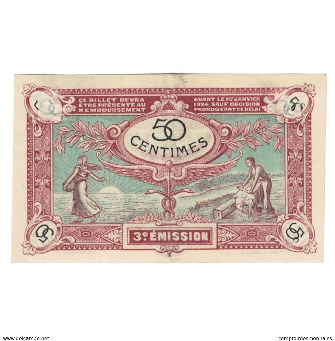 France, Deux-Sèvres, 50 Centimes, 1920, SUP, Pirot:93-10 - Chambre De Commerce