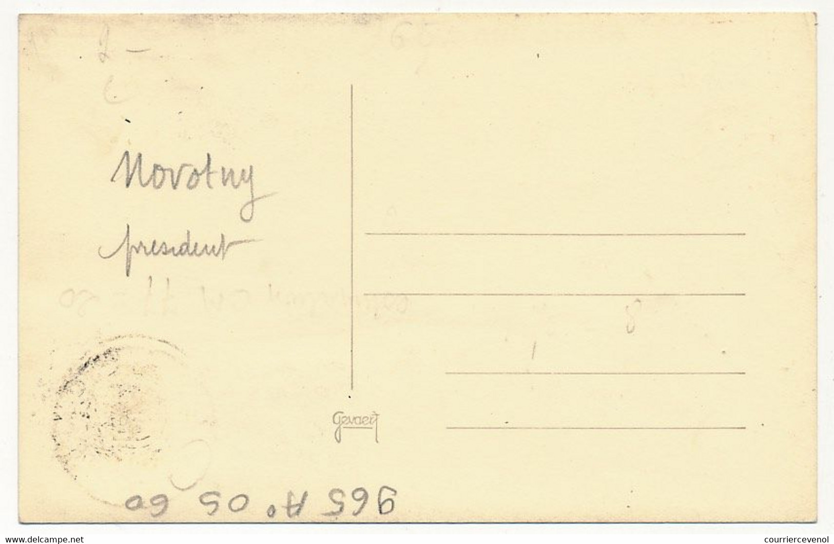 TCHECOSLOVAQUIE - Carte Maximum - Président Novotny - Cartas & Documentos