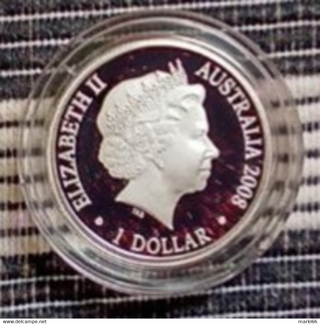 Australia - 2008 - Lunar Series - Year Of The Rat - 1 Dollar Fine Silver Proof Coin - Ongebruikte Sets & Proefsets