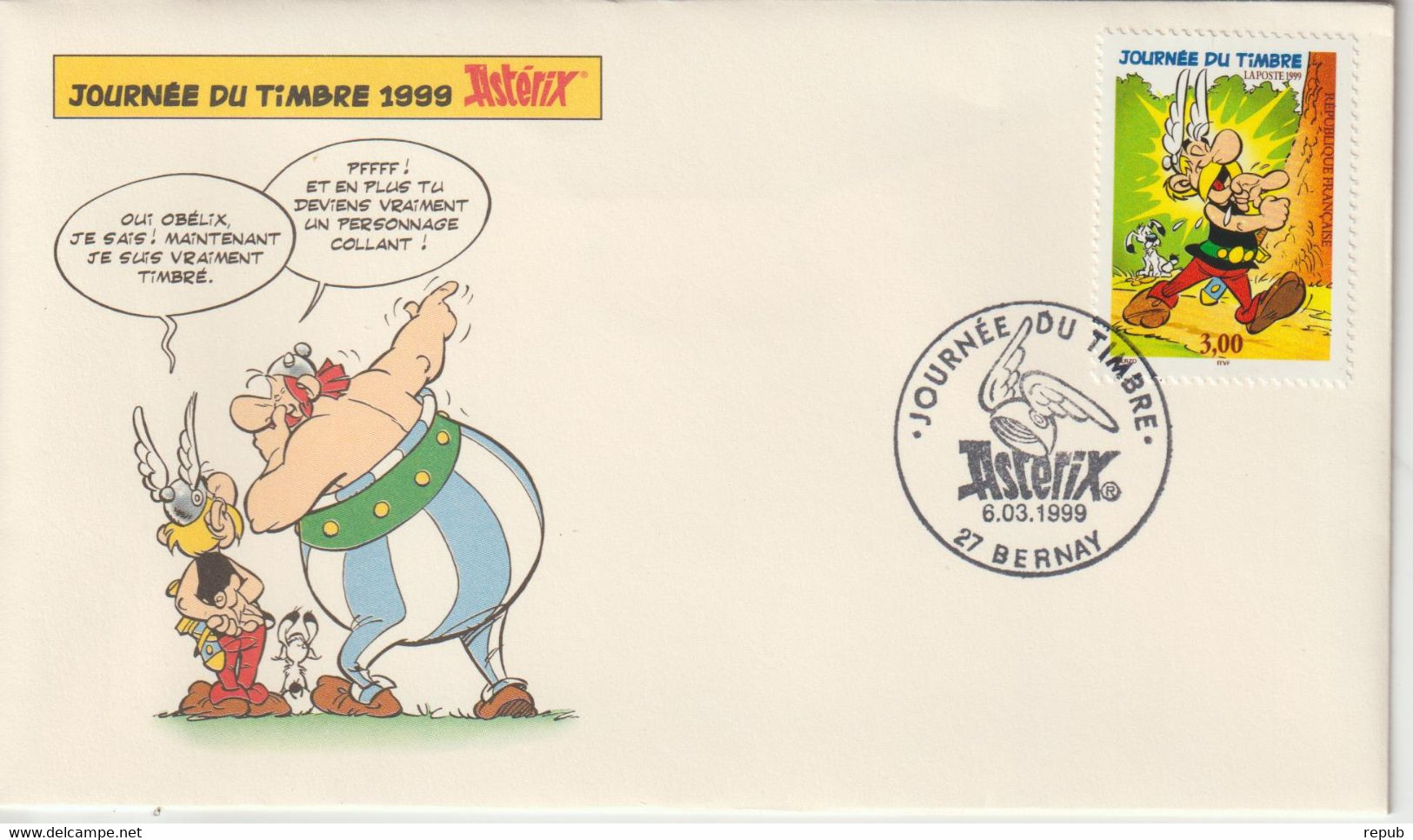 France FDC 1999 Astérix 3225 - 1990-1999