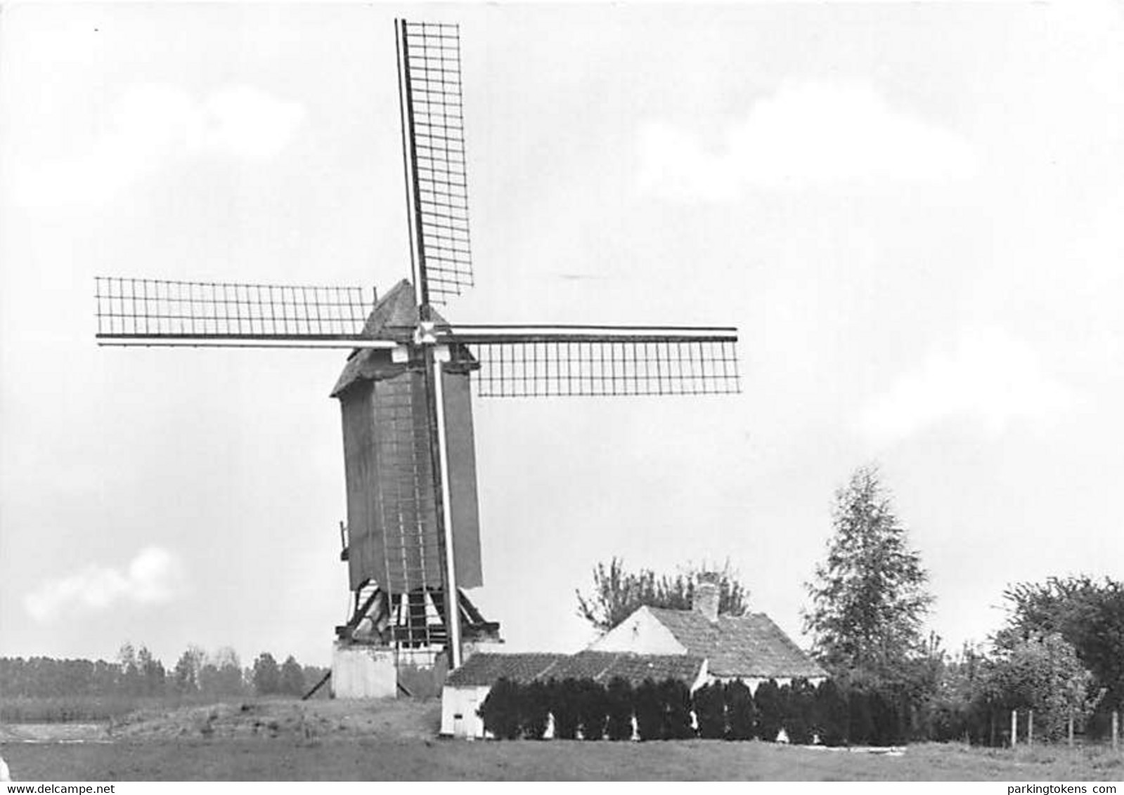 E256 - Zingem Kruisem Oudste Molen Van België - Molen - Moulin - Mill - Mühle - Zingem