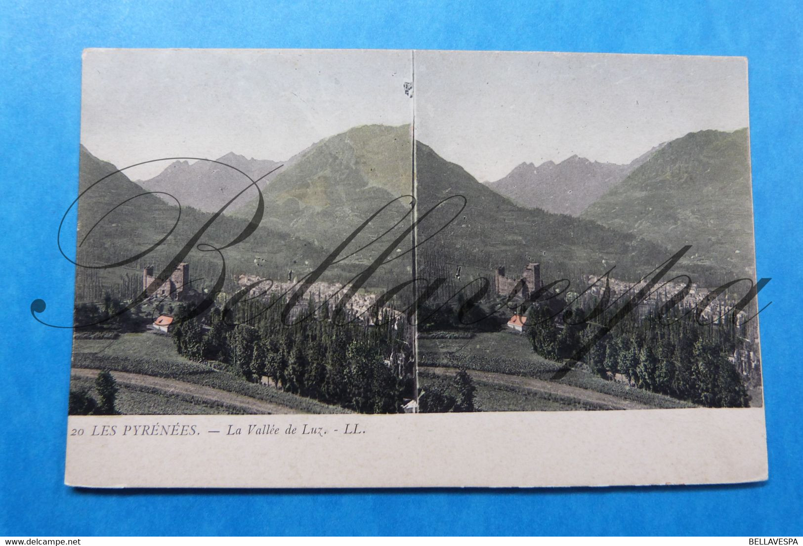 Cauterets 2 X Cpa Carte Stereoscope Stereoscopique. Stereo Scoop Kaart-édit.L.L. Eaux Bonnes Vallée Luz - Stereoscope Cards