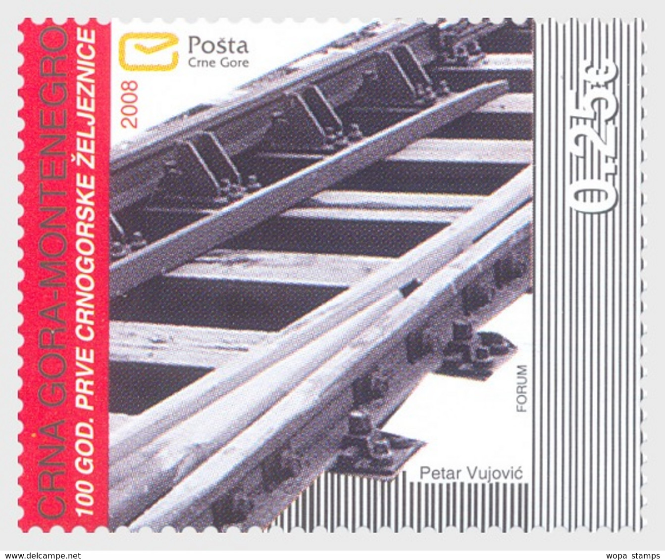 Montenegro 2008 S - 100 Years Of The First Montenegro Railway - Montenegro