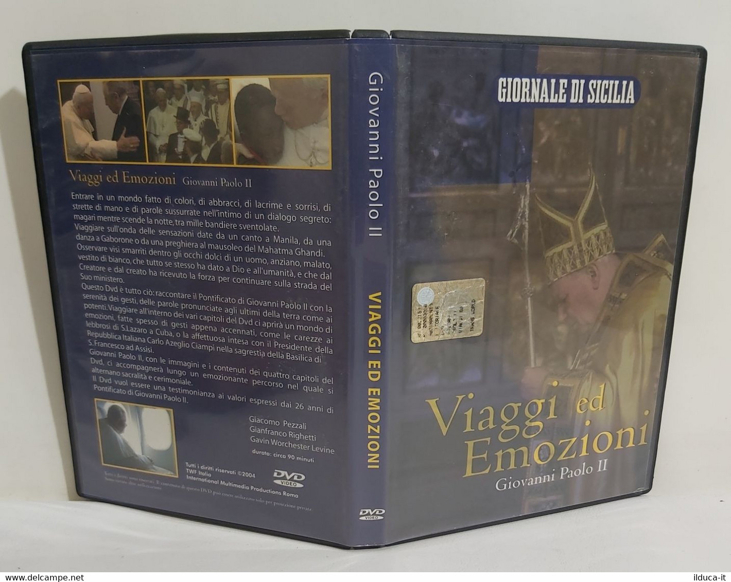 I106122 DVD - Giovanni Paolo II: Viaggi Ed Emozioni - Giornale Di Sicilia 2004 - Historia