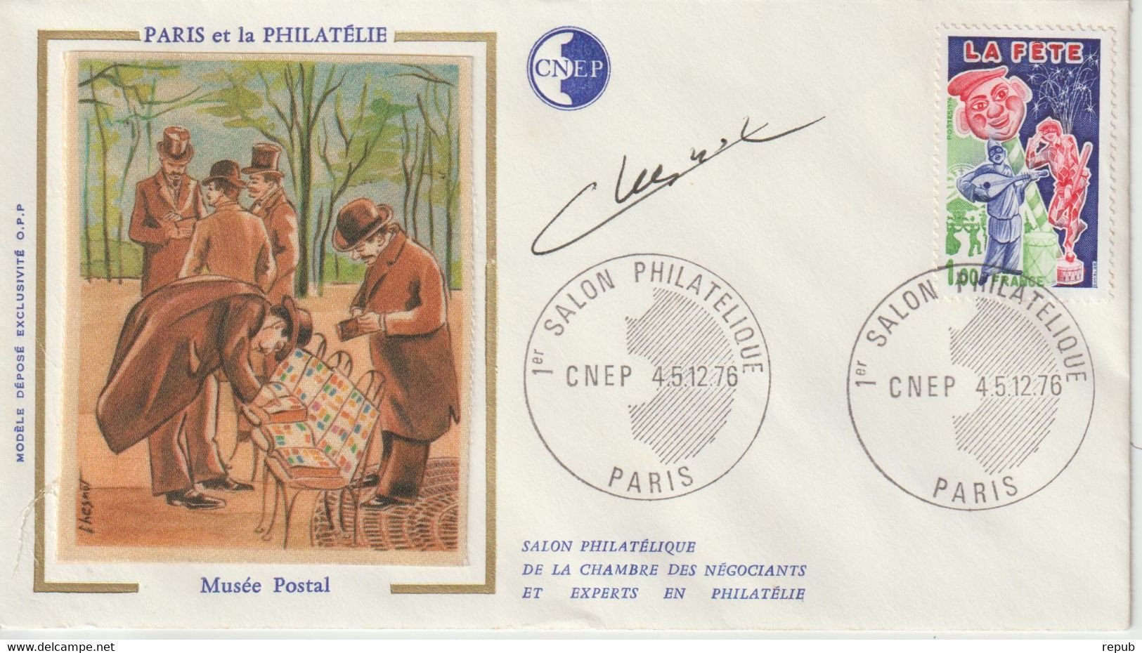 France 1976 1er Salon CNEP Paris - Commemorative Postmarks