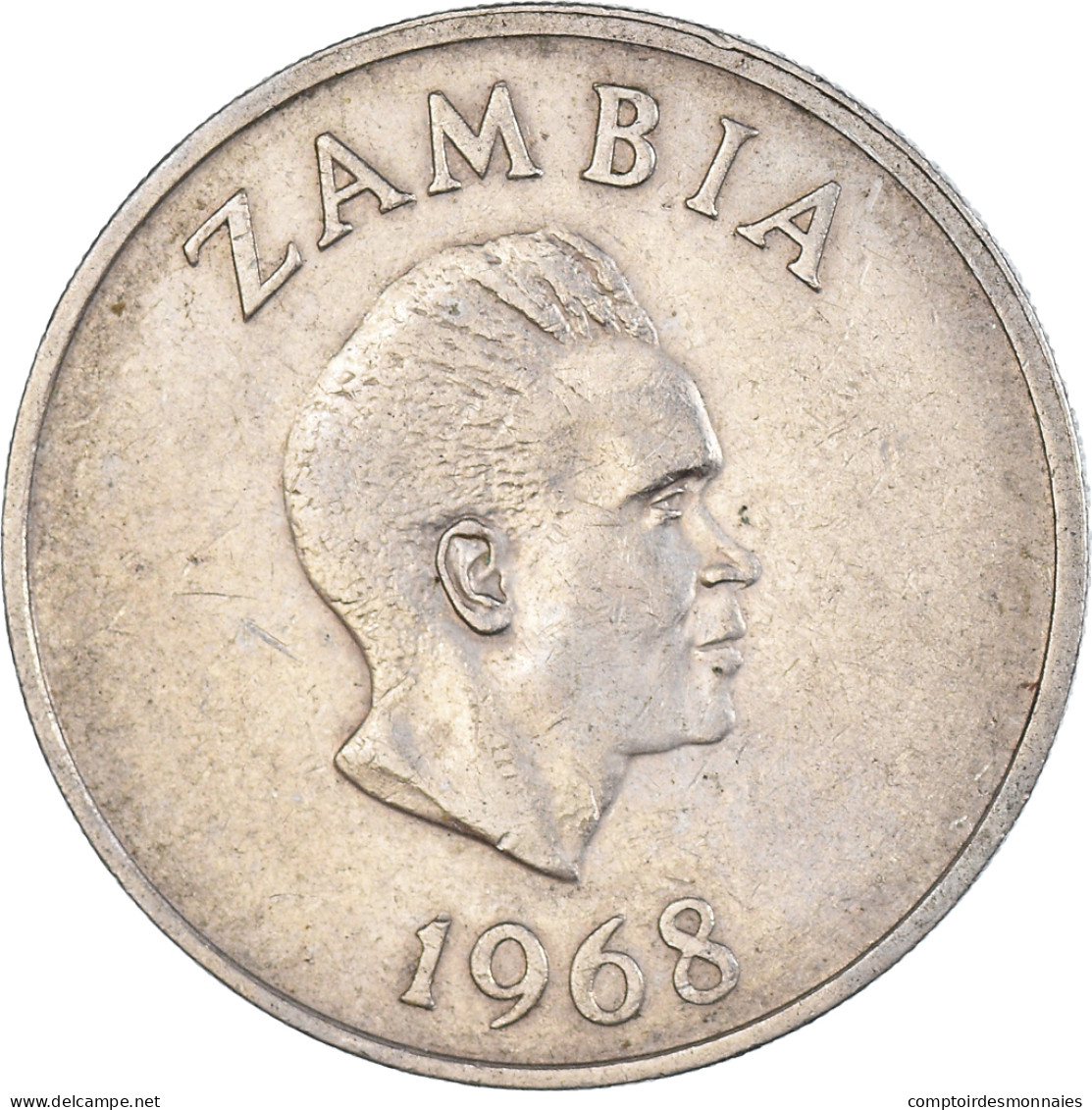 Monnaie, Zambie, 20 Ngwee, 1968 - Zambia