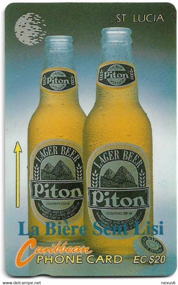 St. Lucia - C&W (GPT) - Piton Lager Beer - 10CSLA - 1993, 15.000ex, Used - Saint Lucia