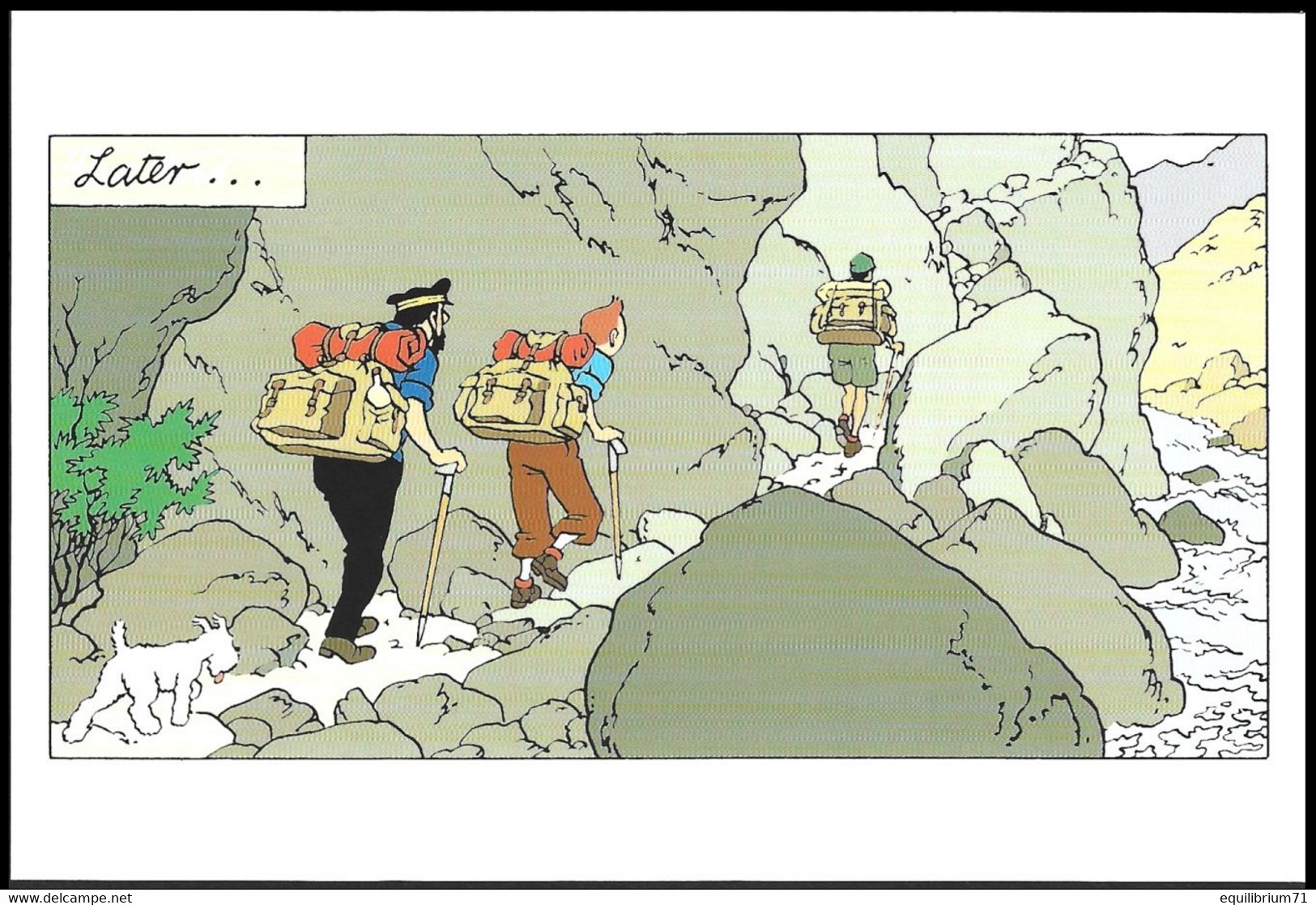 Carte Postale/Postkaart** - Tintin Au / Kuifje In / Tim In / Tintin In - Tibet - À L'occasion De L'expo 9/06-14/08 1994 - Philabédés