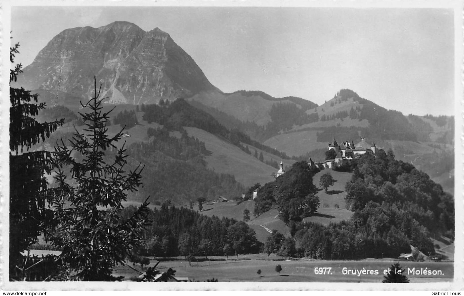 Gruyères Et Le Moléson 1938 - Gruyères