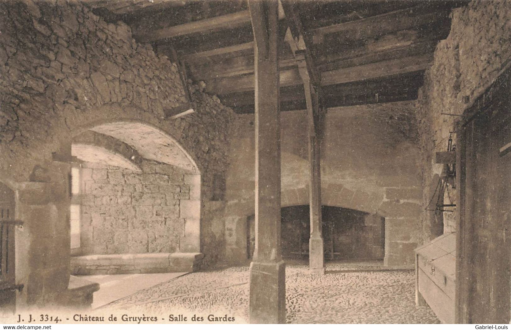 Château De Gruyères Salle Des Gardes - Gruyères