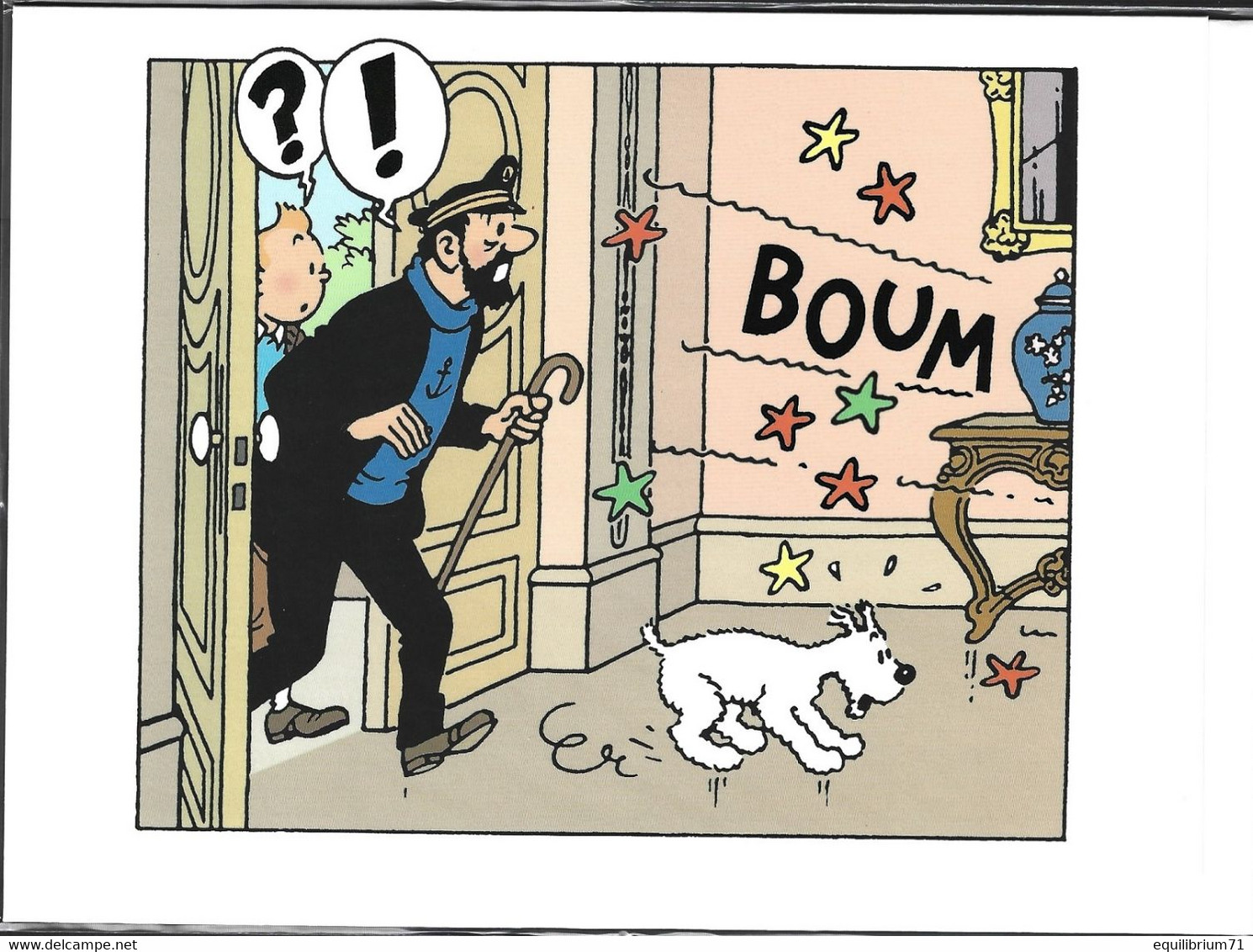 Double Carte Pliante/Dubbele Vouwkaart** Kuifje/Tintin - Les Bijoux De La/De Juwelen Van De/Die Juwelen Der - Castafiore - Philabédés (comics)