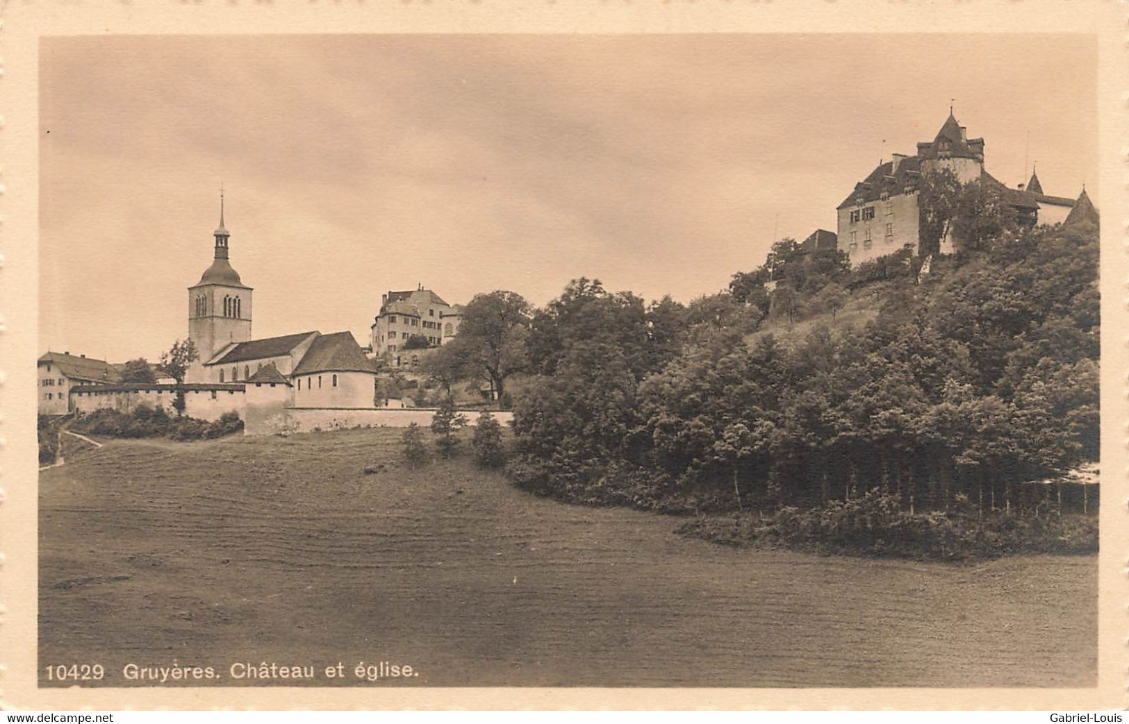 Gruyères Château Et église - Gruyères