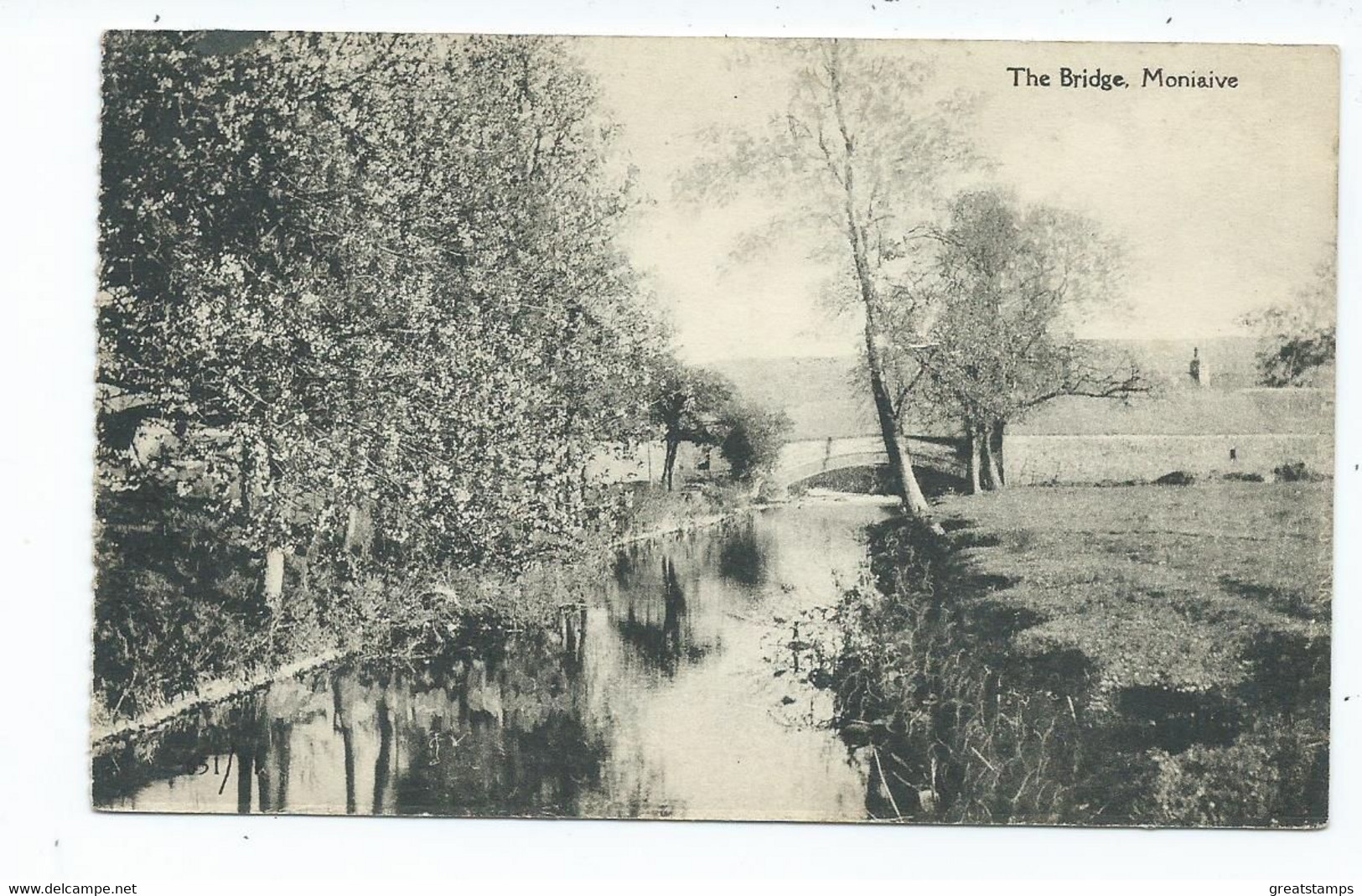 Scotland Postcard The Bridge Moniaive Dated 1919 Used Not Posted - Dumfriesshire