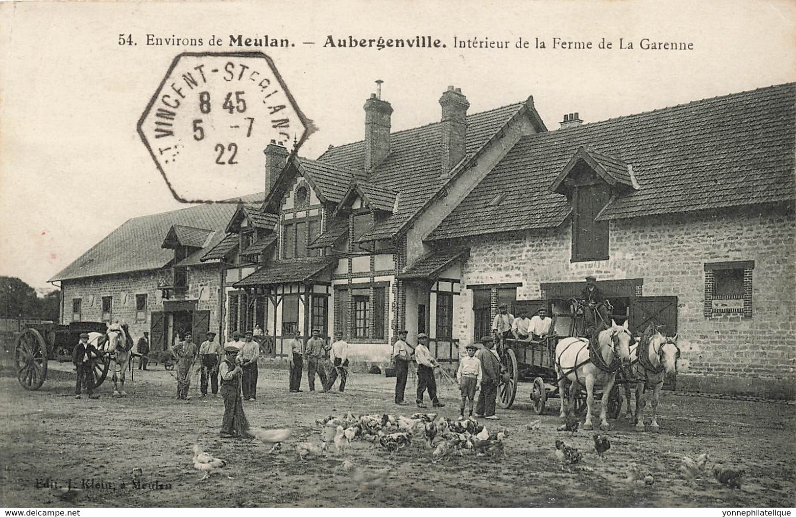 78 - YVELINES - AUBERGENVILLE - Environs De Meulan - Intérieur De La Ferme De La Garenne - Superbe - 10498 - Aubergenville