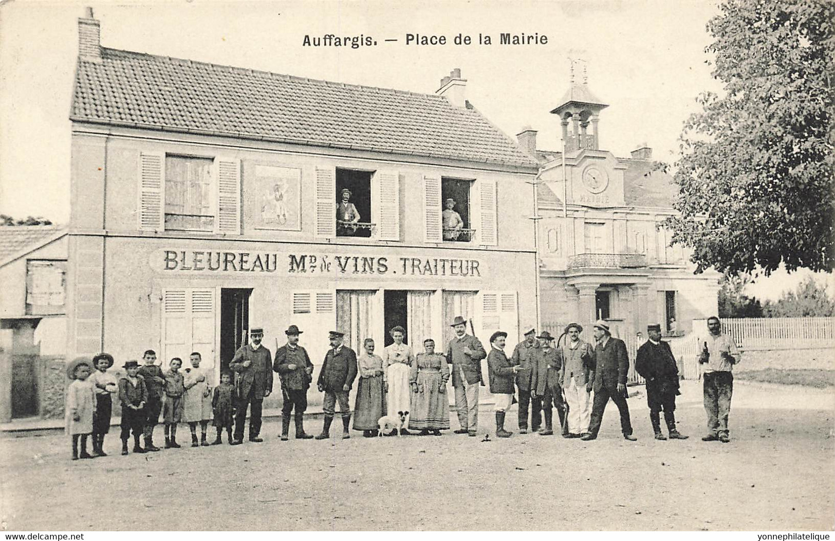 78 - YVELINES - AUFFARGIS - Place De La Mairie - Maison BLEUREAU, Vins, Traiteur - Superbe - 10500 - Auffargis