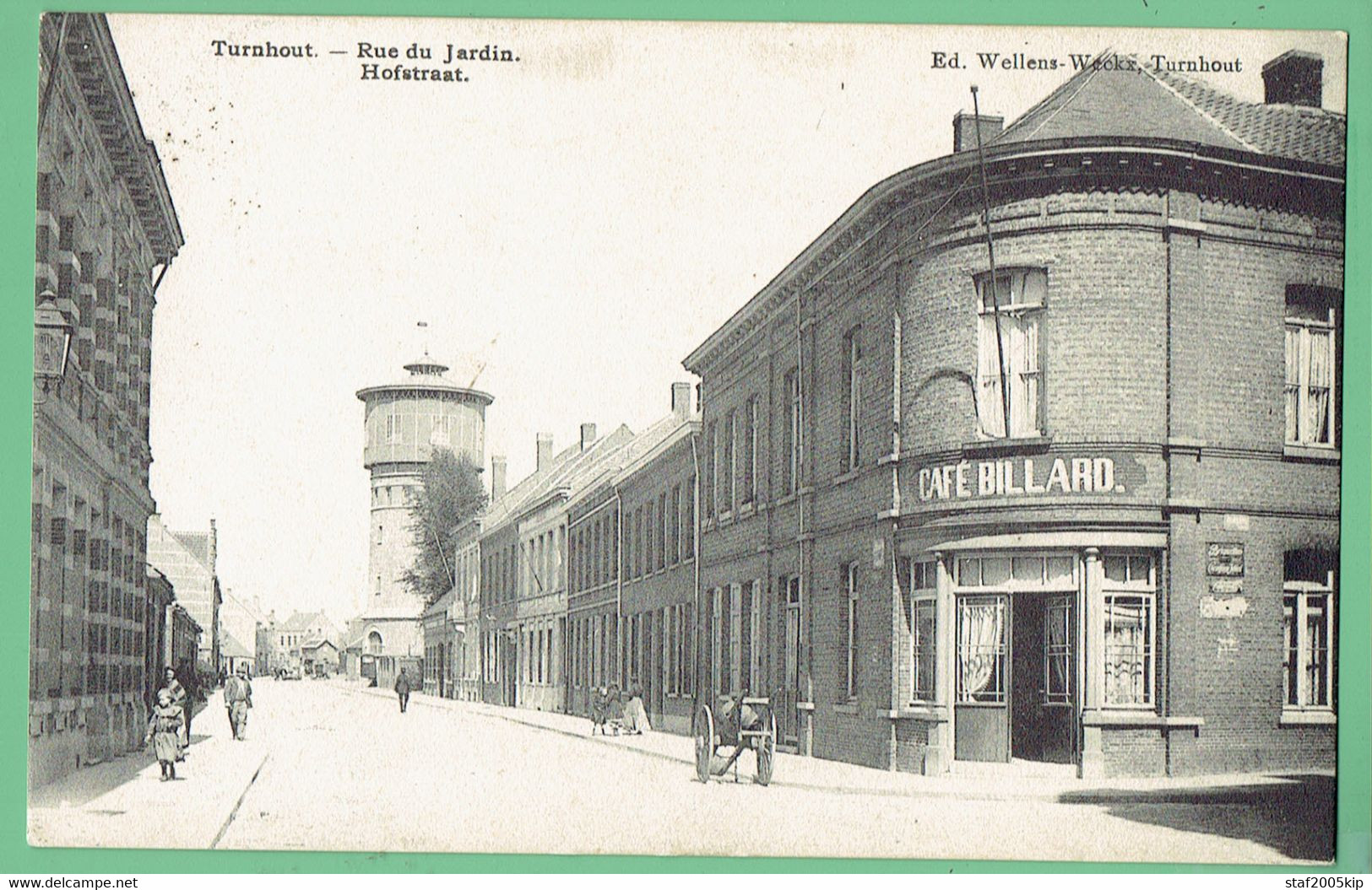 Turnhout - Rue Du Jardin - Hofstraat - In 1908 Naar Antwerpen Verstuurd - Turnhout