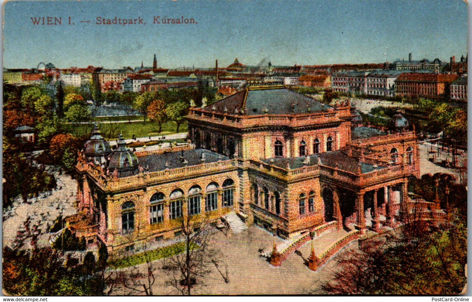 36264 - Wien - Wien I , Stadtpark , Kursalon - Gelaufen 1917 - Wien Mitte