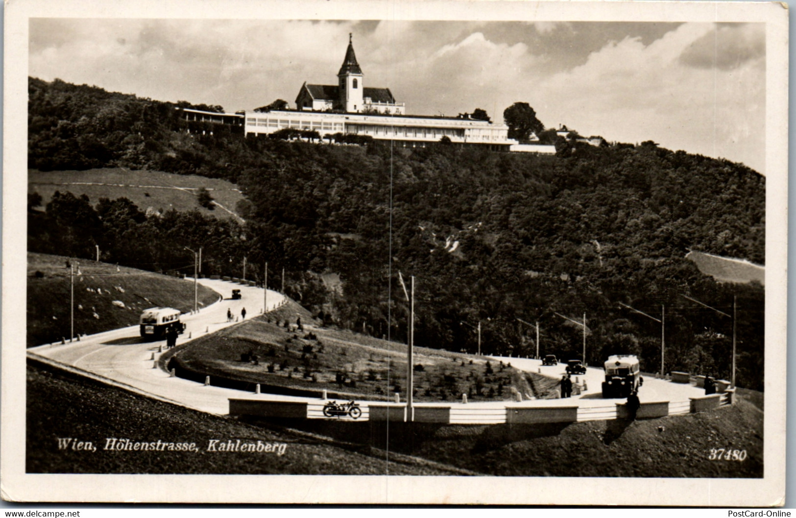 36320 - Wien - Höhenstrasse Mit Kahlenberg - Gelaufen 1942 - Grinzing