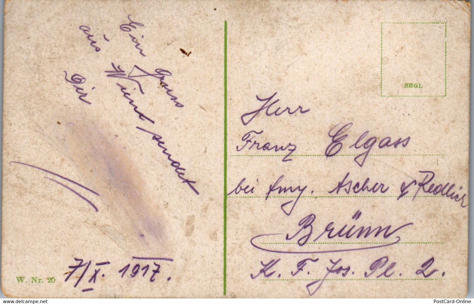 36331 - Wien - Wien I , K. K. Hofoperntheater , Kärntnerring - Gelaufen 1917 - Wien Mitte
