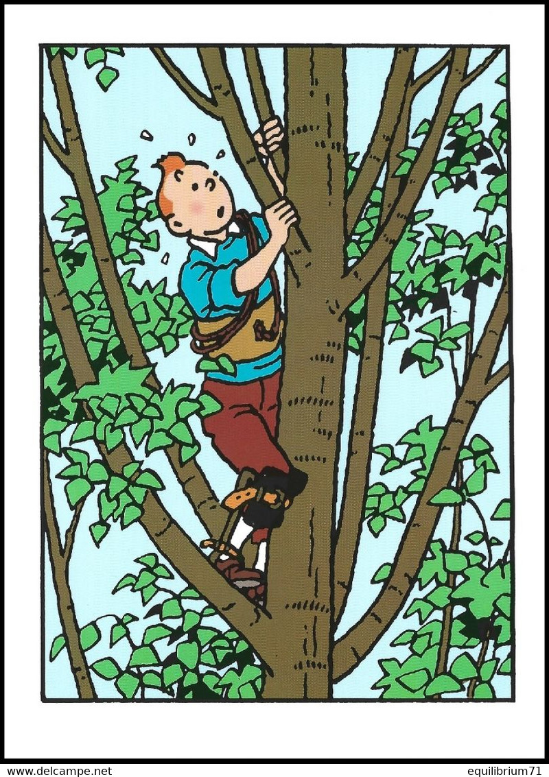 Double Carte Pliante/Dubbele Vouwkaart** Kuifje/Tintin - Les Bijoux De La/De Juwelen Van De/Die Juwelen Der - Castafiore - Philabédés (cómics)