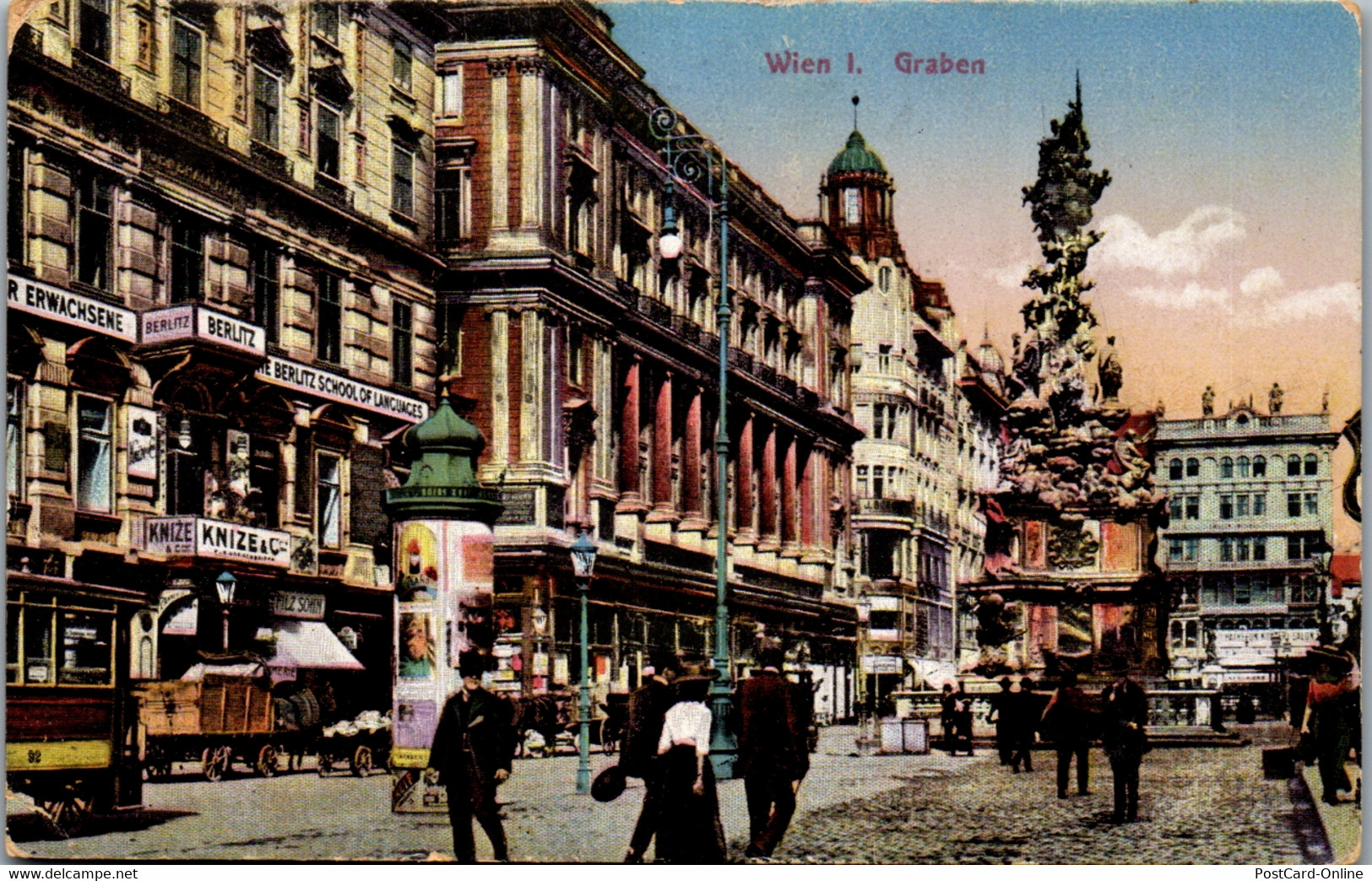 36352 - Wien - Wien I , Graben - Gelaufen 1919 - Wien Mitte