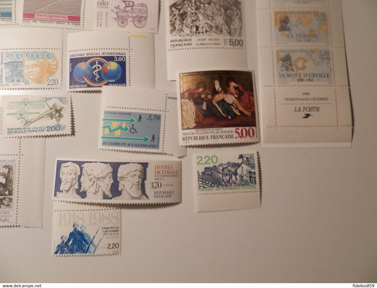 FRANCE ANNEE COMPLETE 1988 SOIT 57 TIMBRES Et UN CARNET NEUFS SANS CHARNIERE NI TRACE LUXE - 1980-1989