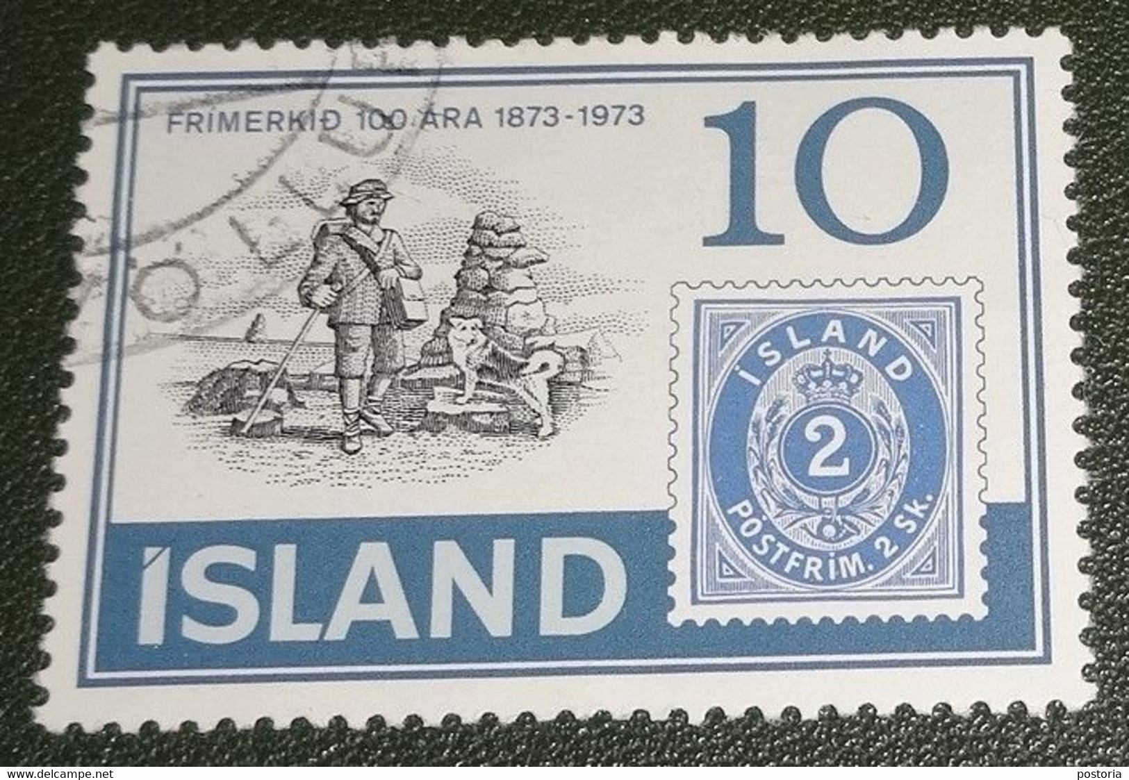 IJsland - 1973 - Michel 473 - Gebruikt - Cancelled - Postzegeljubileum - Usati