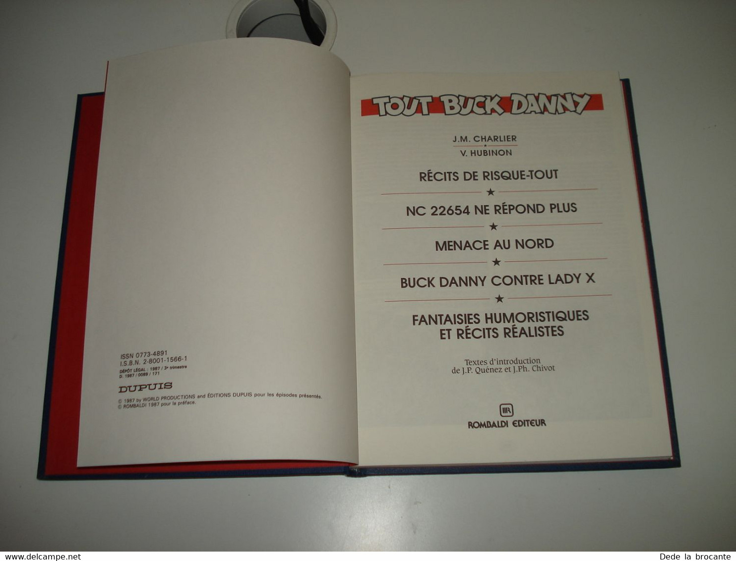 C20 / Rombaldi " Tout Buck Danny " N°4 De 1987 + Pub  Spirou - Comme Neuf - Buck Danny