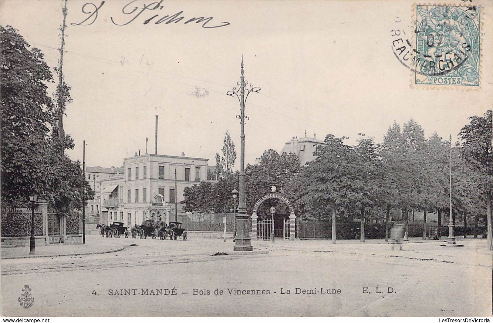 CPA - 94 - Saint Mandé - Bois De Vincennes - La Demi Lune - Saint Mande