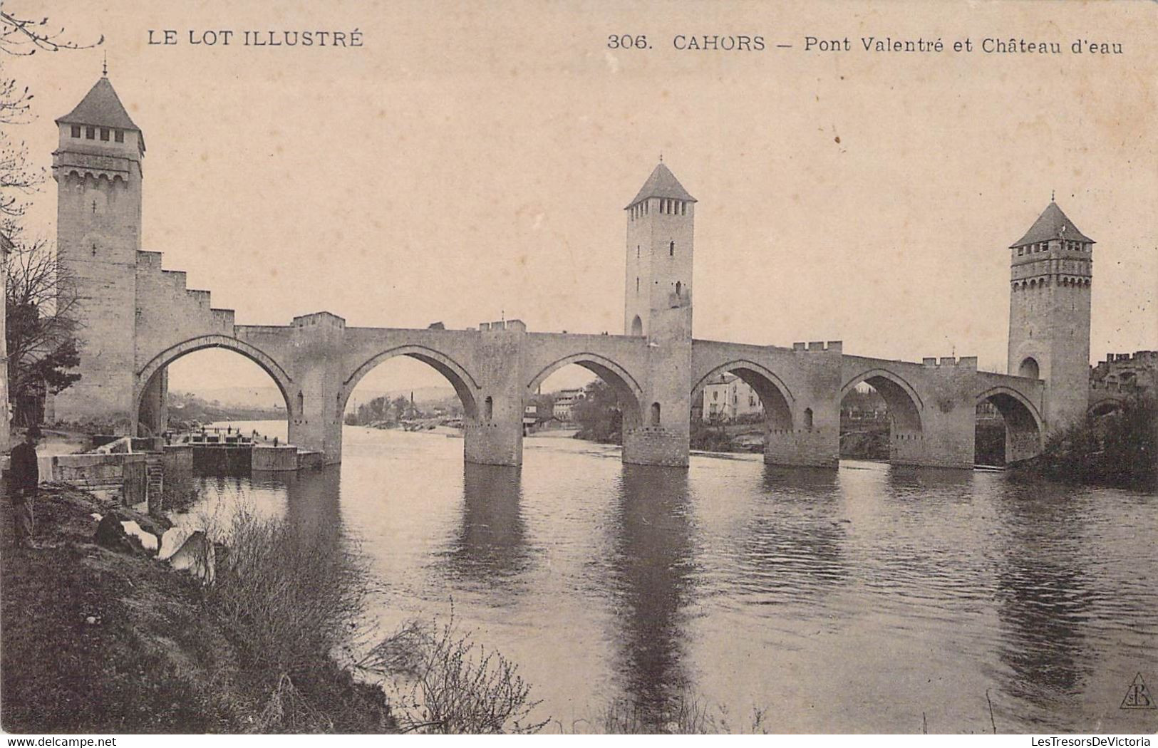 CPA - 46 - CAHORS - Pont Valentré Et Chateau D'eau - Rivière - Cahors