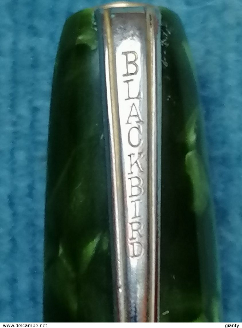 PENNA STILOGRAFICA MABIE TODD SWAN BLACKBIRD 1948 VINTAGE ENGLISH FOUNTAIN PEN