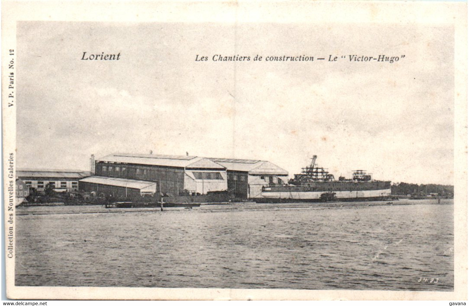 56 LORIENT - Les Chantiers De Construction - Le "Victor Hugo" - Lorient