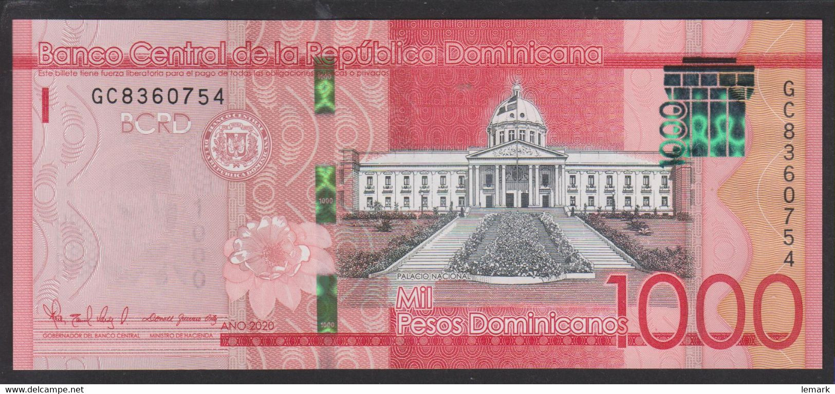 Dominican 1000 Pesos 2020 P193 UNC - Dominicaine