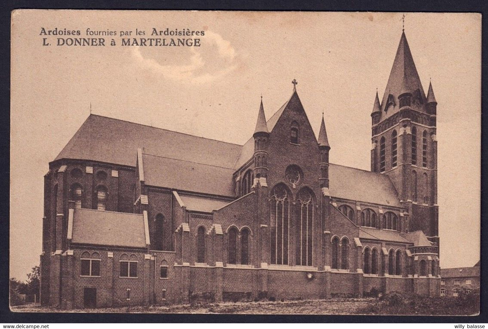 +++ CPA -  Ardoises Fournies Par Les Ardoisières L.Donner à MARTELANGE  // - Martelange