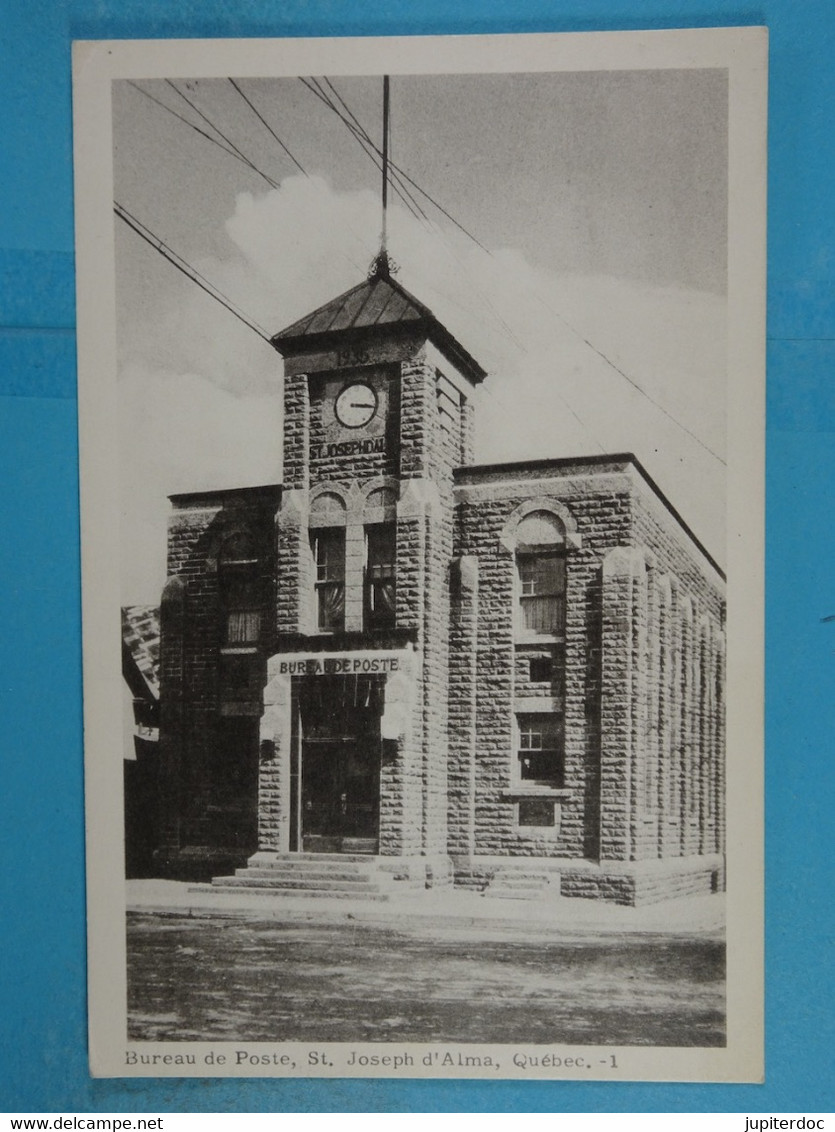 Bureau De Poste, St. Joseph D'Alma Québec - Québec - La Cité
