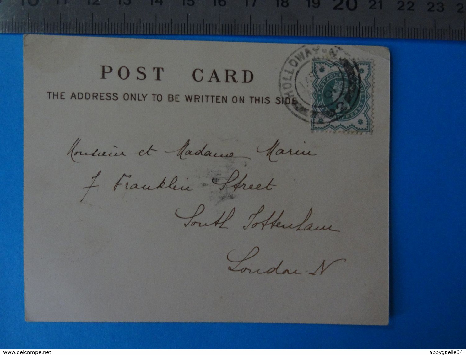 WINDSOR CASTLE (England, Berkshire) Chromolitographie Small Format Canceled Holloway N Stamp Printed In Germany - Windsor Castle