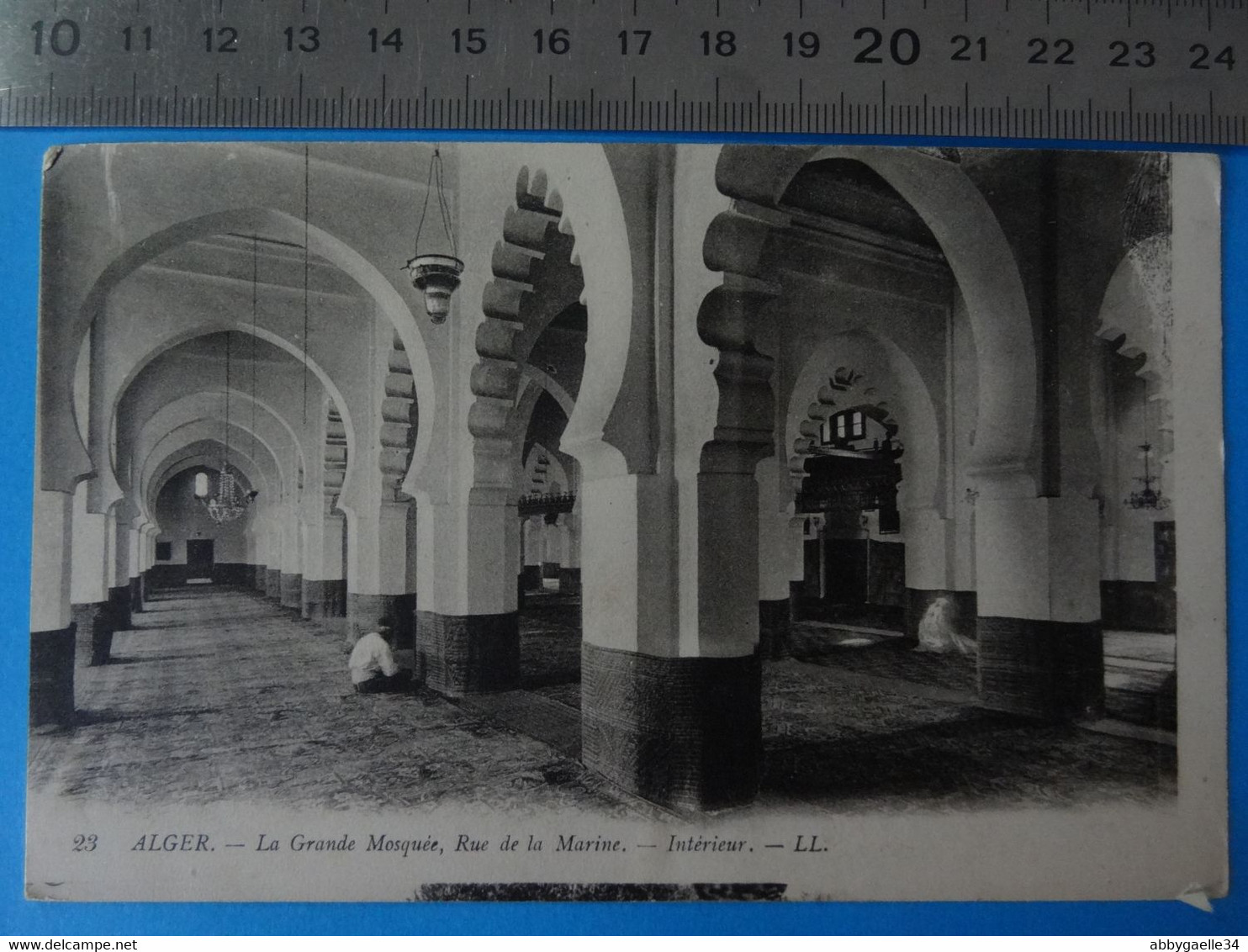 CPA N° 23 ALGER (Algérie) La Grande Mosquée, Rue De La Marine - Intérieur édit. L.L. Repiquée Maggi Potages Publicité - Algiers