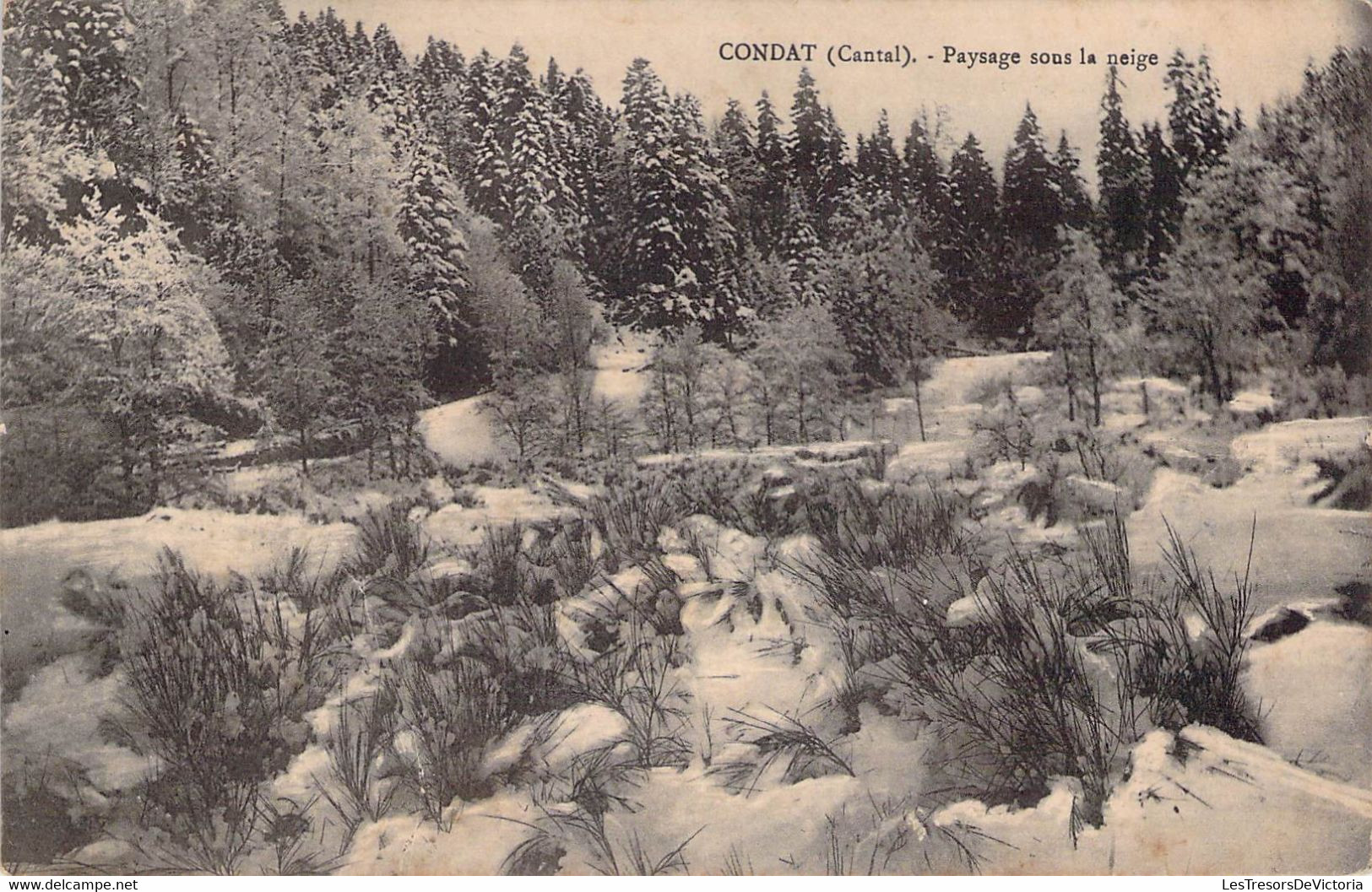 CP - 15 - CONDAT - Paysage Sous La Neige - Condat