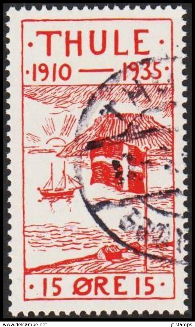 1935. Thule. 15 Øre Red (Michel 2) - JF522587 - Thulé