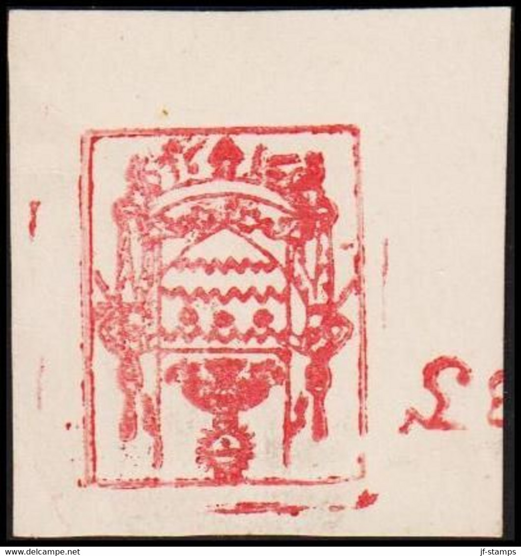 1881. ??. Interesting Stamp No Gum. Unusual.  - JF522615 - Chamba