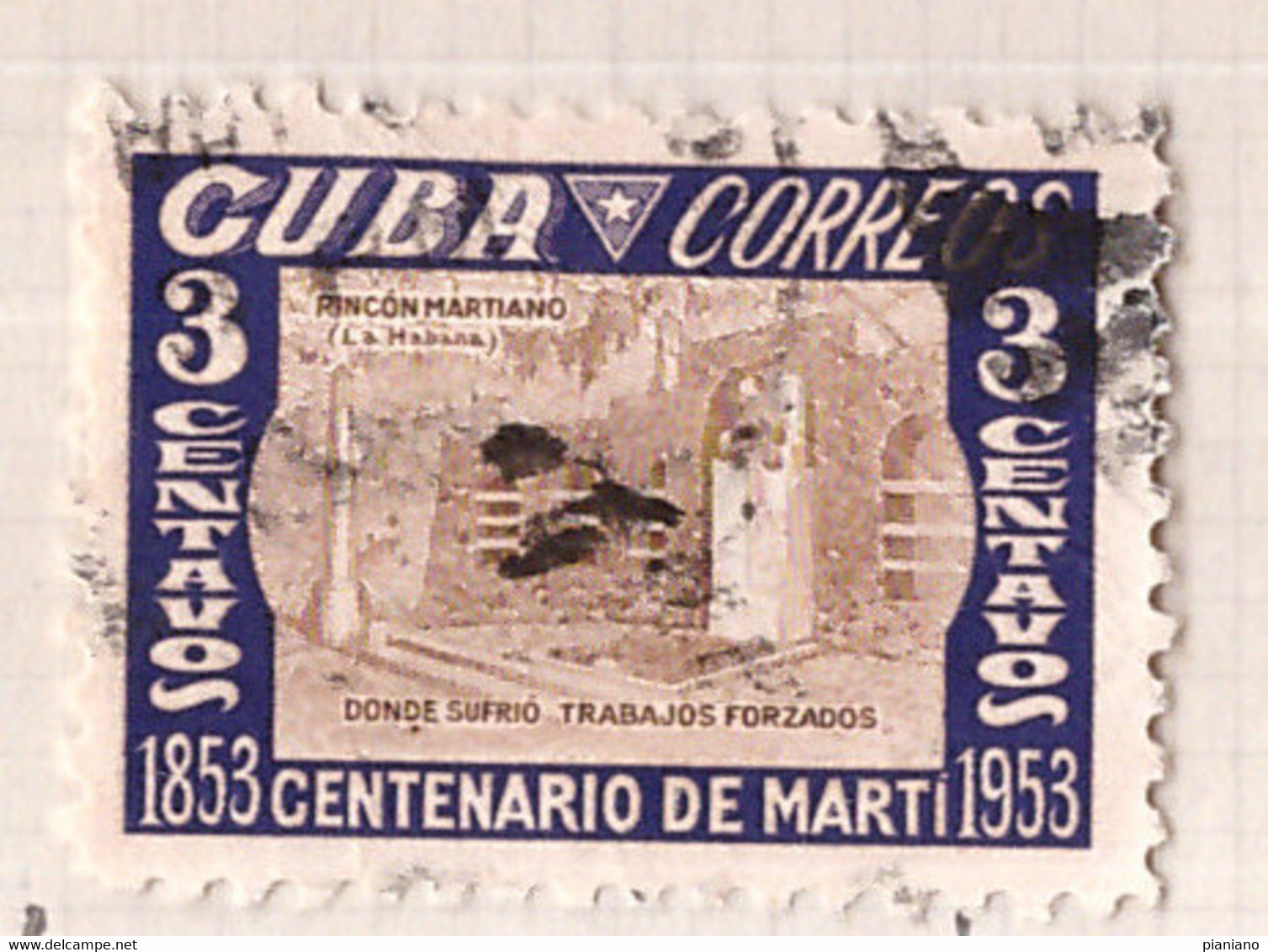 PIA- CUBA - 1959 : Francon  Martiano Ai Lavori Forzati  - (Yv  388) - Gebraucht