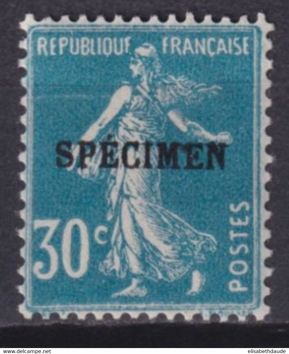 COURS D'INSTRUCTION "SPECIMEN" / SEMEUSE SURCHARGE - YVERT N° 192 * MLH - - Cours D'Instruction