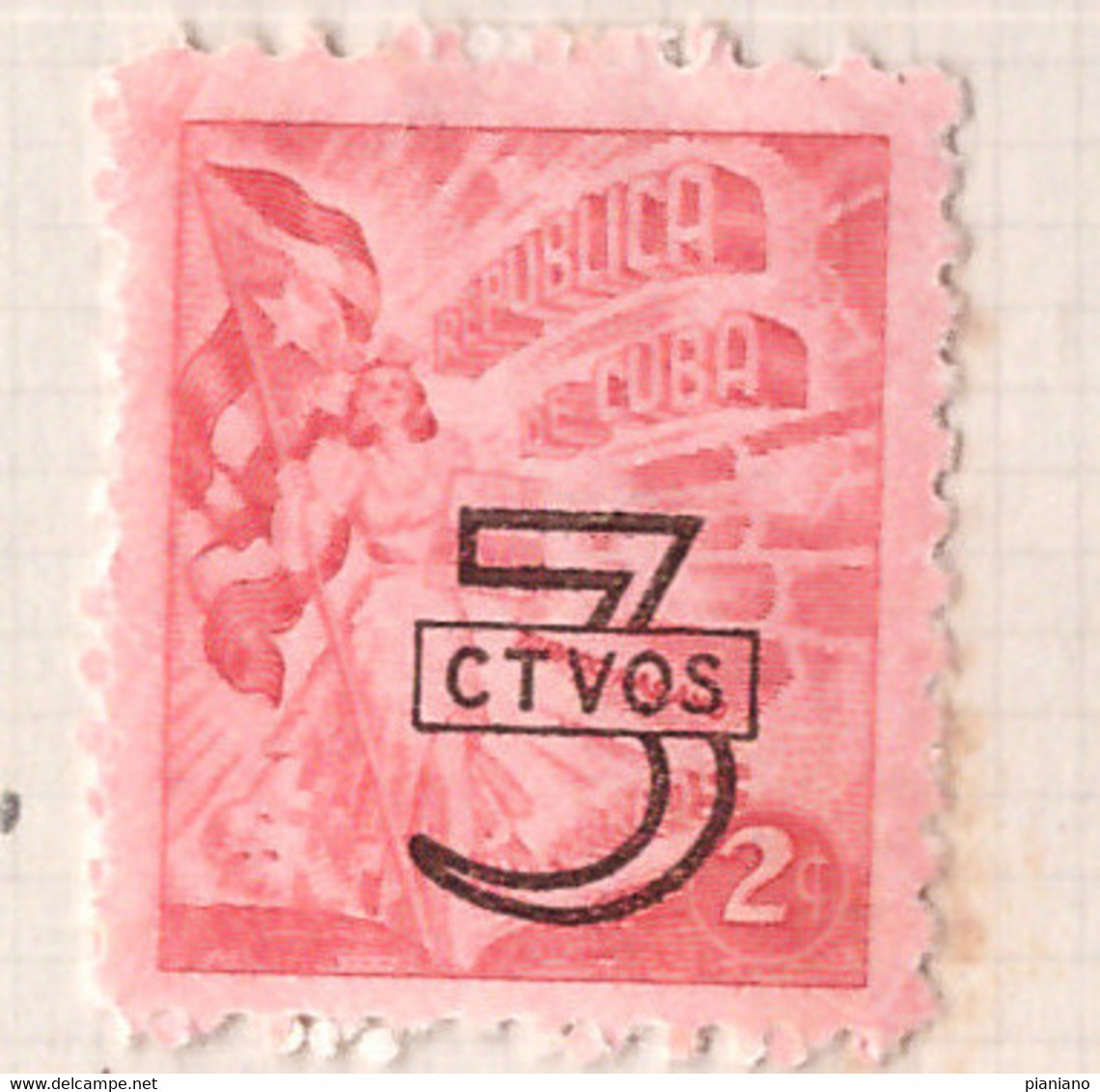PIA- CUBA - 1953 : Francobollo Del 1948  Sovrastampato - (Yv  395) - Gebraucht