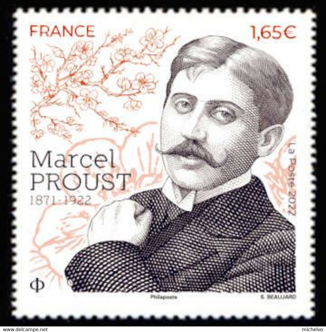 France 2022 - Marcel Proust ** - Unused Stamps