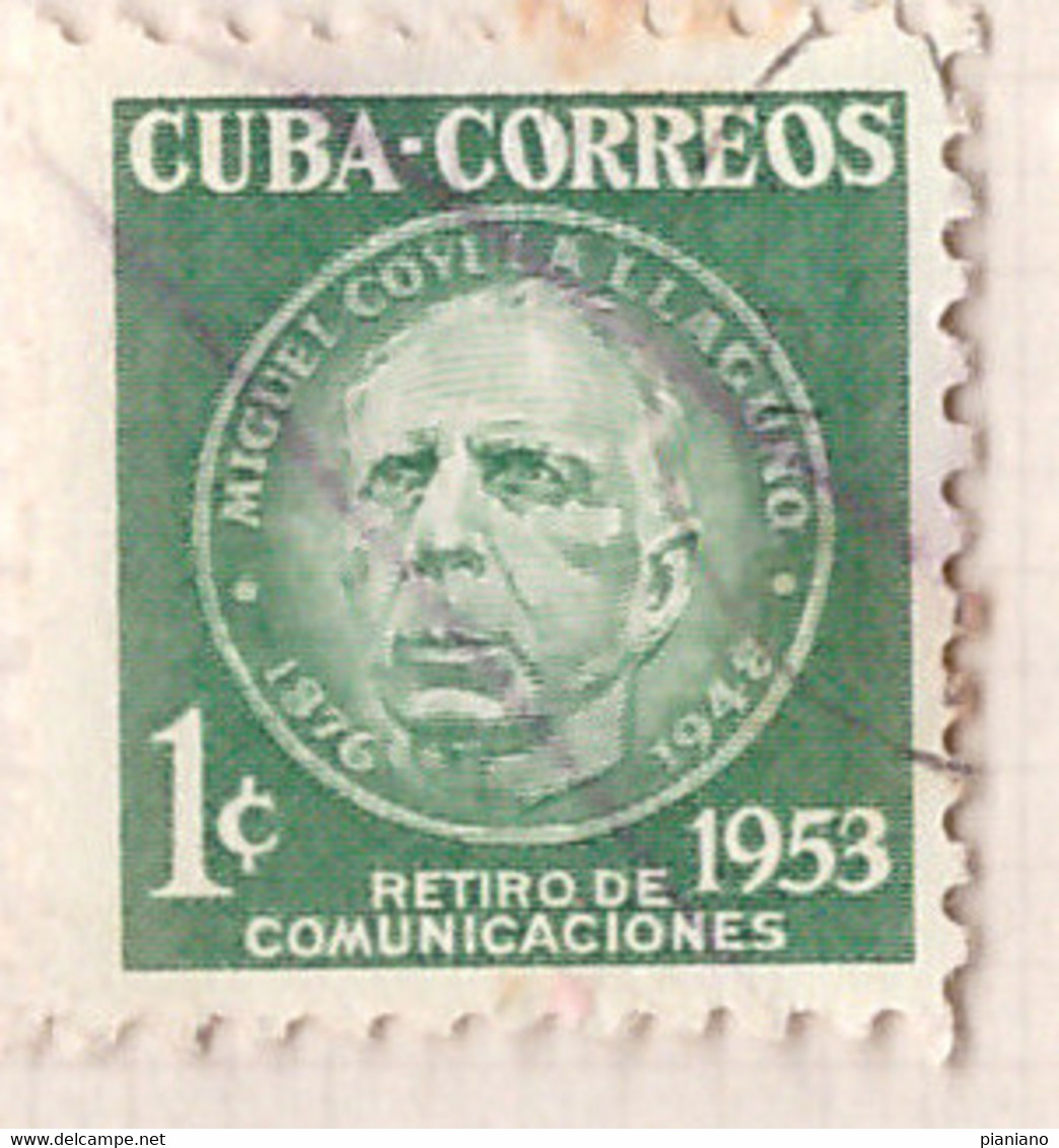 PIA- CUBA - 1953 : A Profitto Della Cassa Dei Pensionati Delle Poste - M.C.Laguno - (Yv  397) - Gebraucht