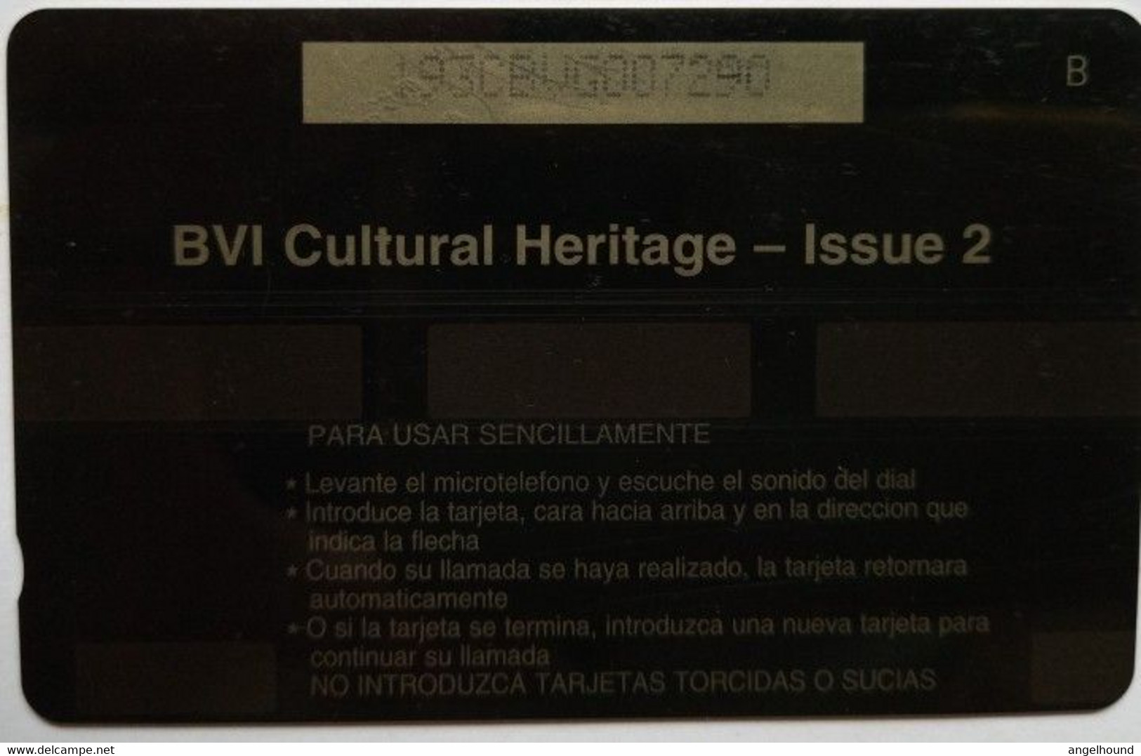 BVI Cable And Wireless US$5  193CBVG  " BVI Cultural Heritage - Sloops " - Vierges (îles)