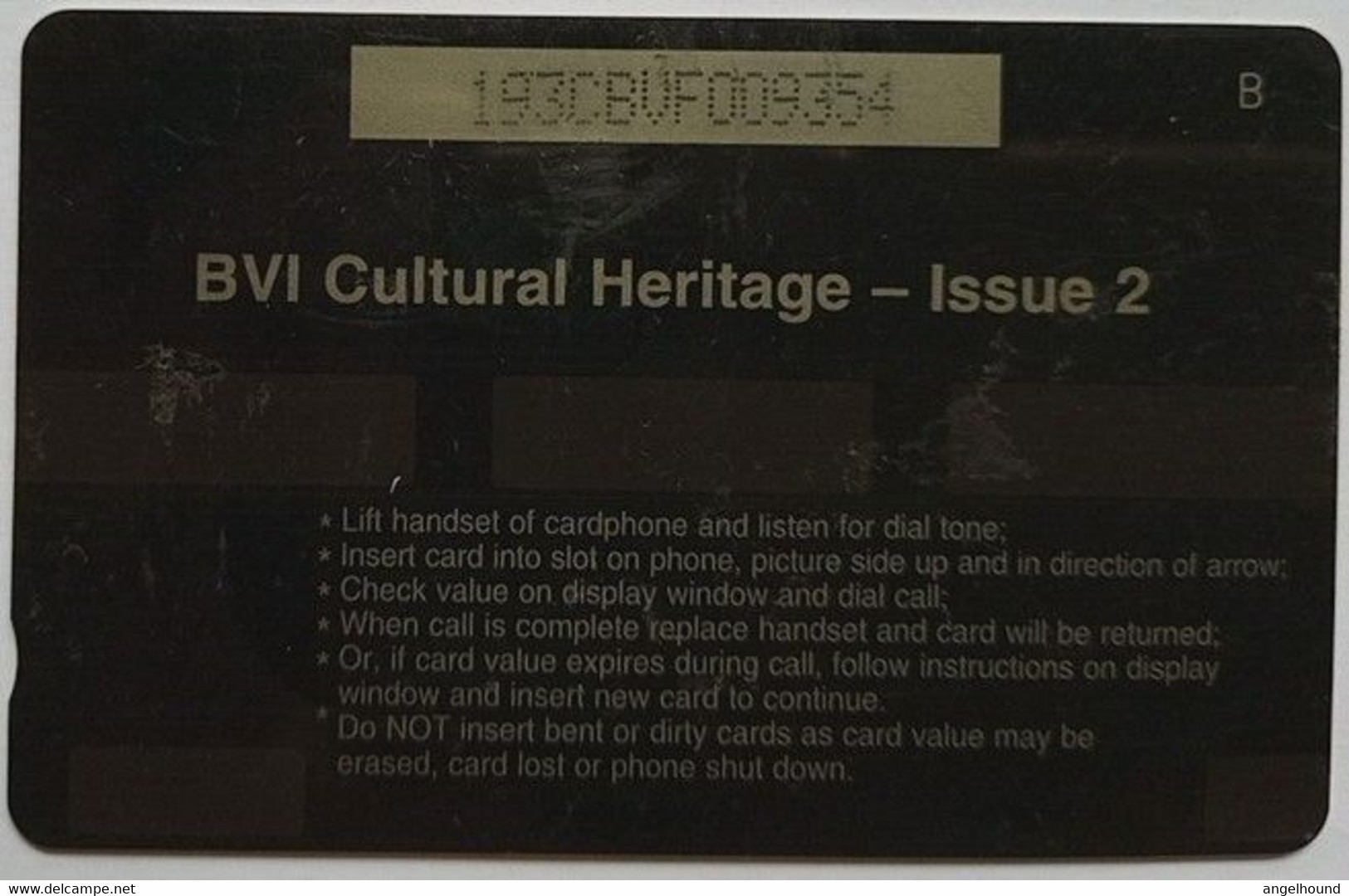 BVI Cable And Wireless US$5 193CBVF " BVI Cultural Heritage - Sloops " - Vierges (îles)